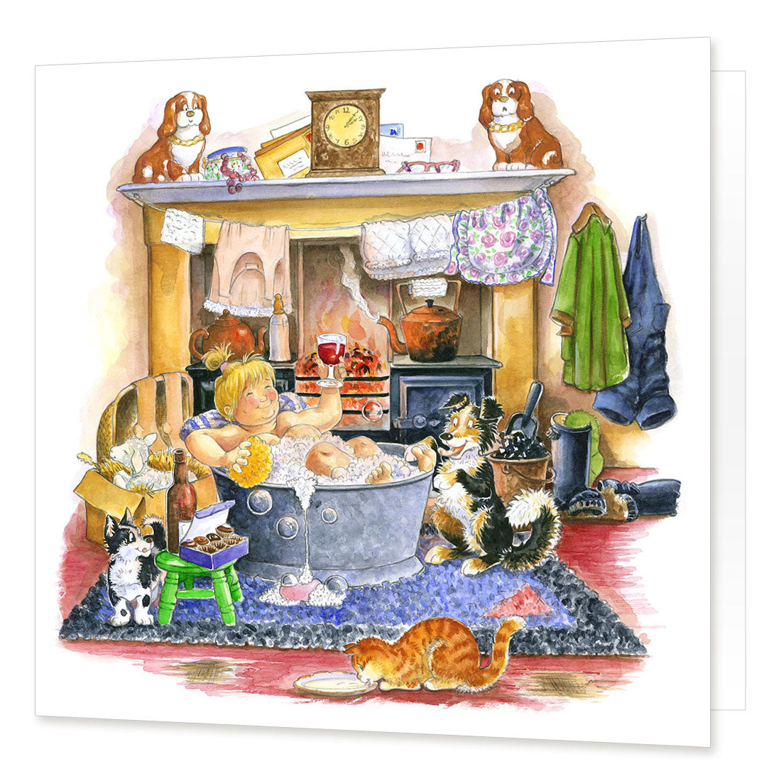 "Bubbles" Greetings Card | Great Stuff from Cardtoons