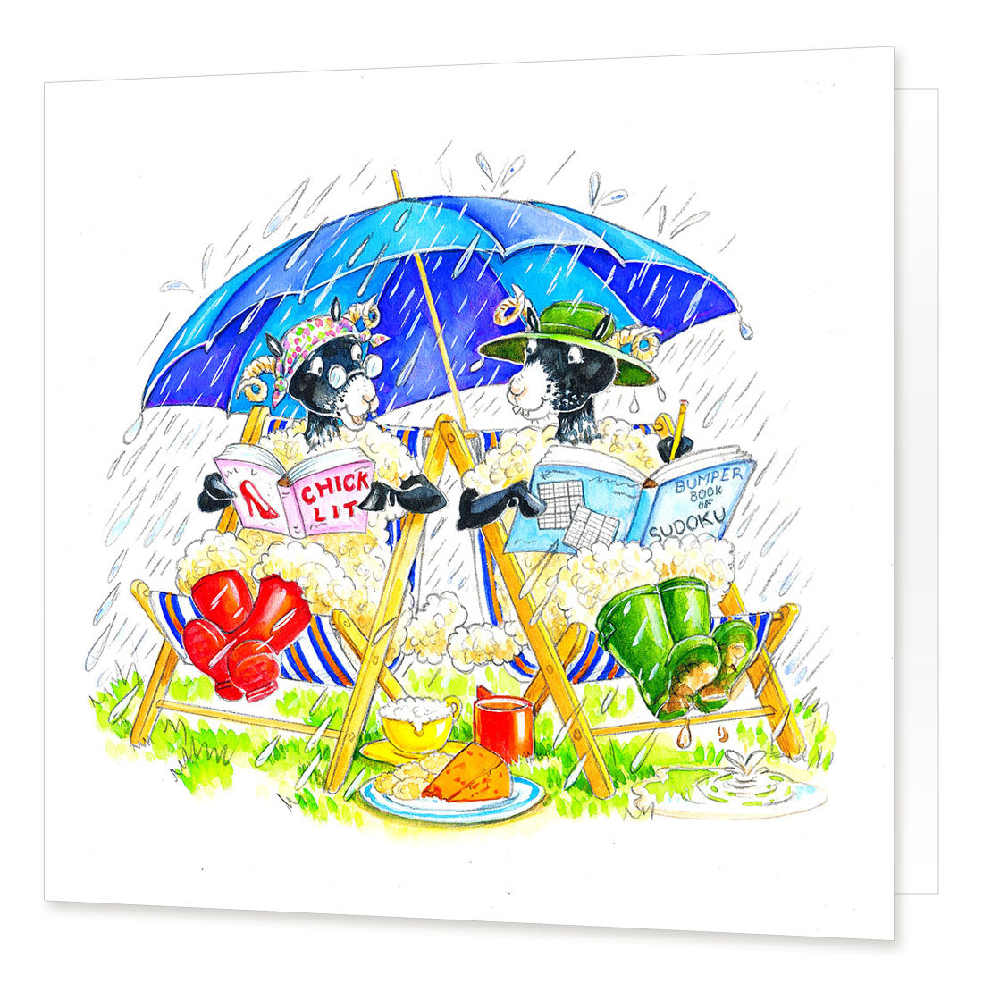 Country Comicals "Turned Out nice Again" Greetings Card