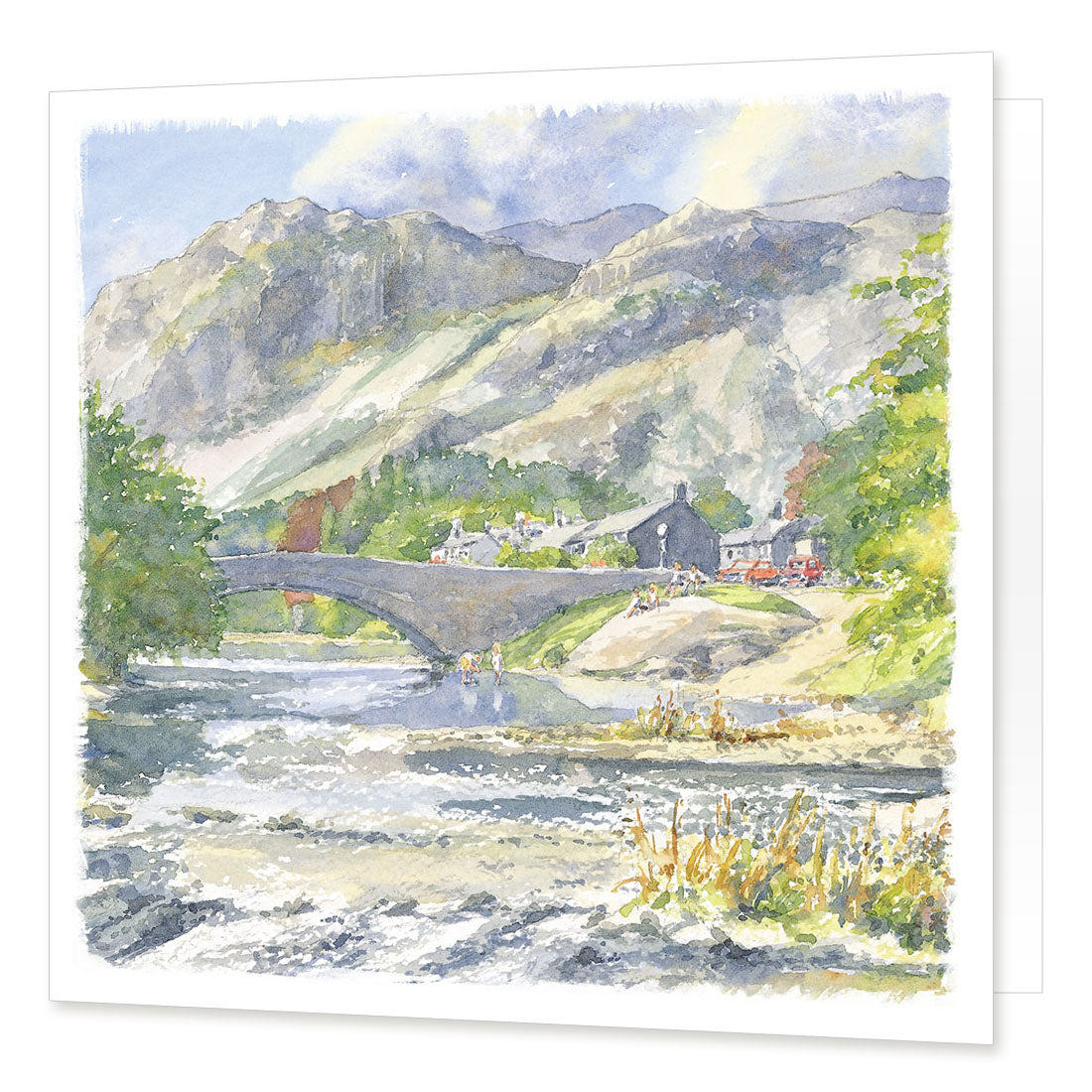 Grange-in-Borrowdale greetings card | Great Stuff from Cardtoons
