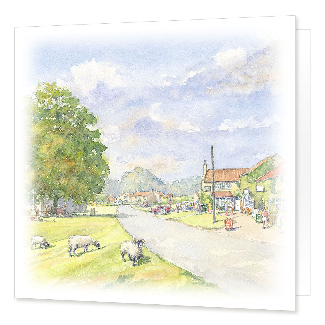 Hutton-le-Hole greetings card | Great Stuff from Cardtoons