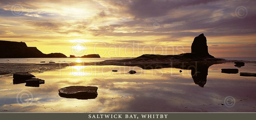 Saltwick Bay, Whitby postcard | Great Stuff from Cardtoons