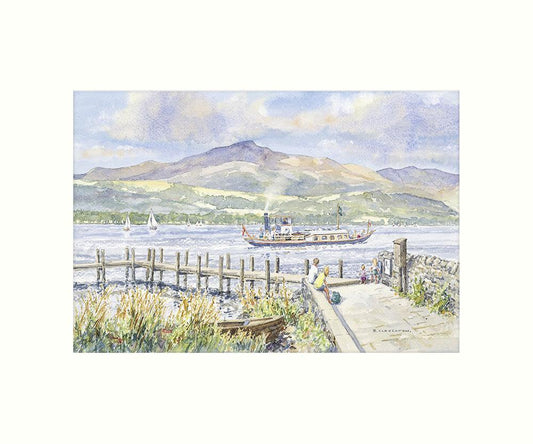 Coniston Water art print | Great Stuff from Cardtoons