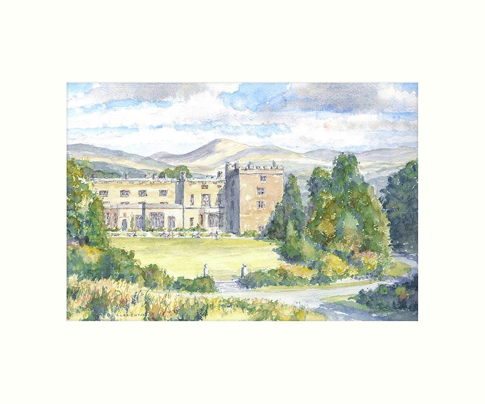 Muncaster Castle art print | Great Stuff from Cardtoons