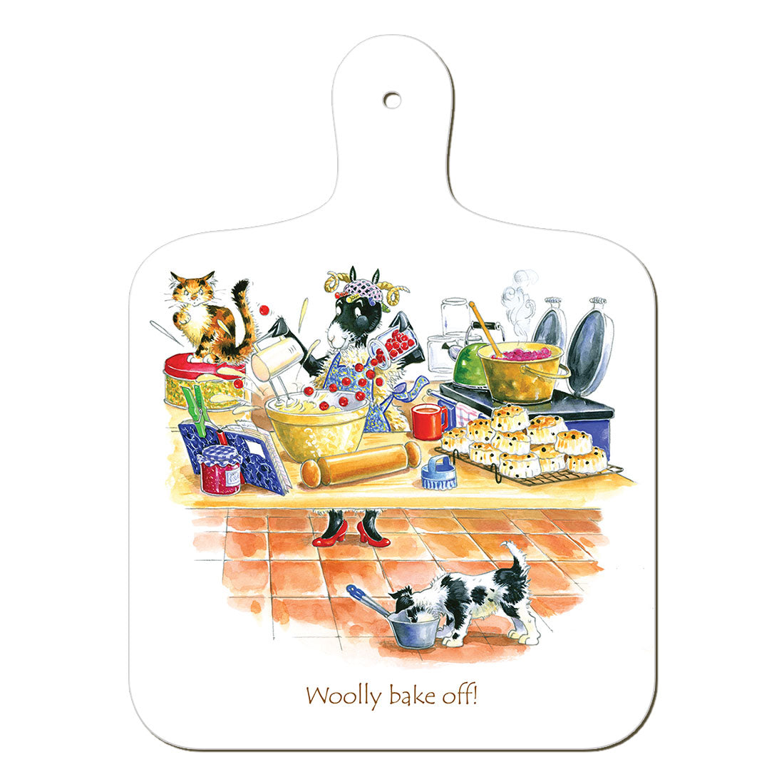 "Woolly Bake Off" Chopping Board | Great Stuff from Cardtoons