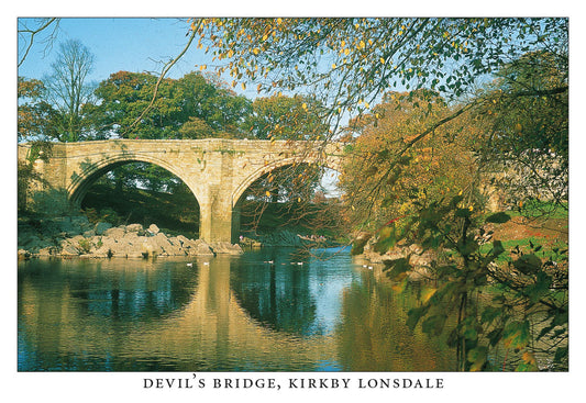 Wholesale Devils Bridge Kirkby Lonsdale Postcard from Cardtoons