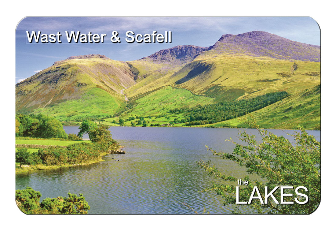 Wast Water and Scafell flexible fridge magnet from Cardtoons
