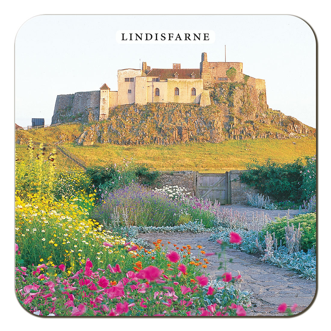 Lindisfarne coaster by Cardtoons Publications
