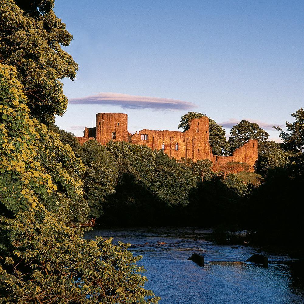 Barnard Castle Square Postcard by Cardtoons