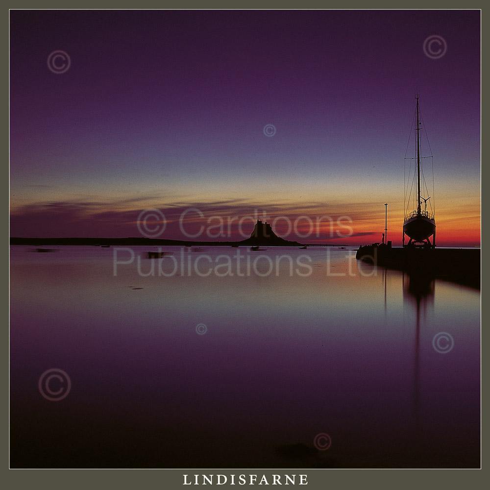 Lindisfarne Square Postcard by Cardtoons