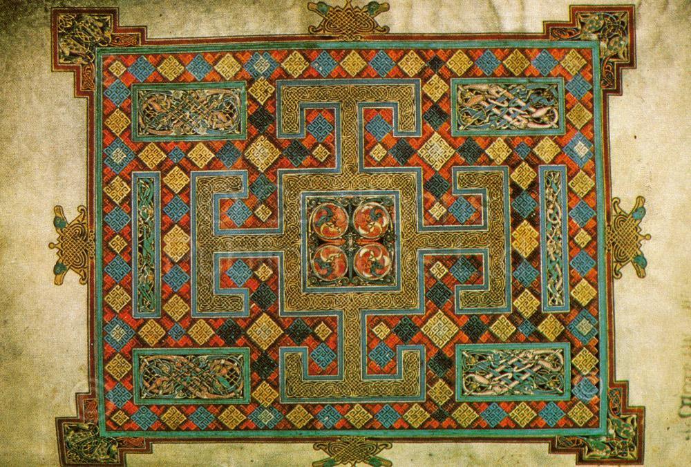 Lindisfarne Gospels postcard | Great Stuff from Cardtoons