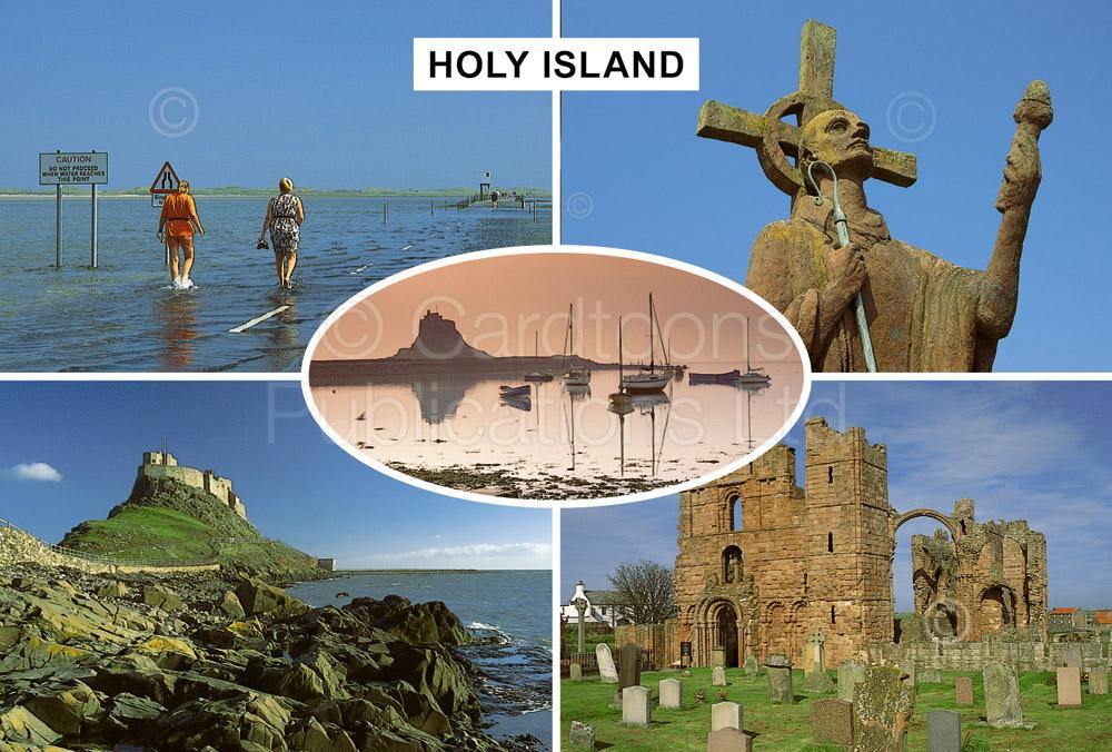 Holy Island postcard | Great Stuff from Cardtoons