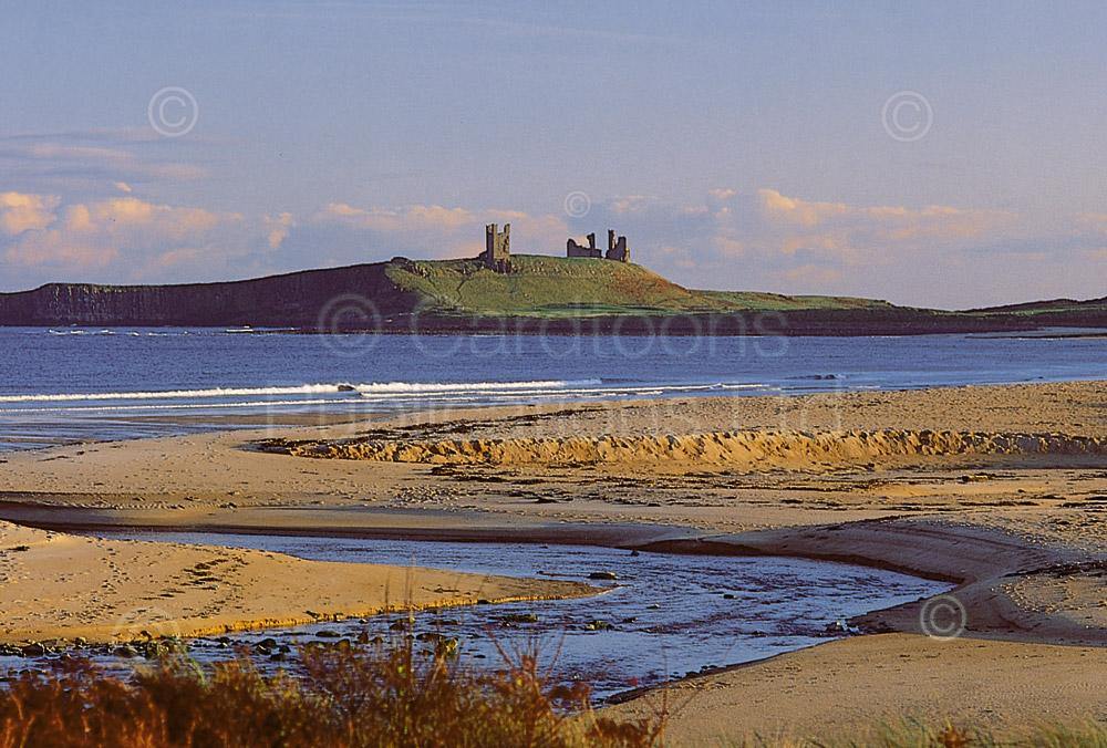 Dunstanburgh Castle postcard | Great Stuff from Cardtoons