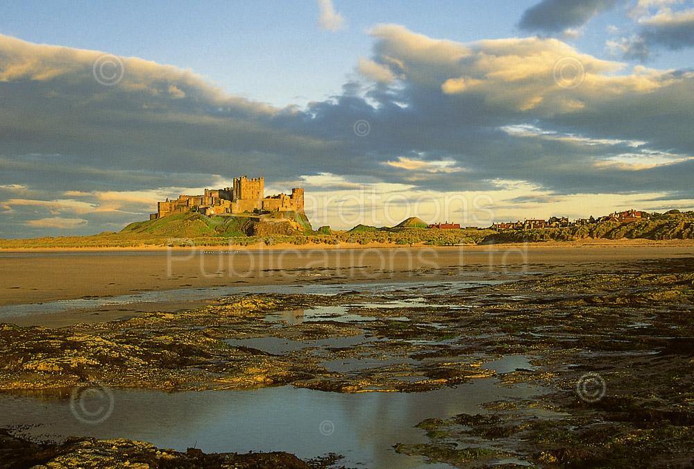Bamburgh Castle Postcard | Great Stuff from Cardtoons
