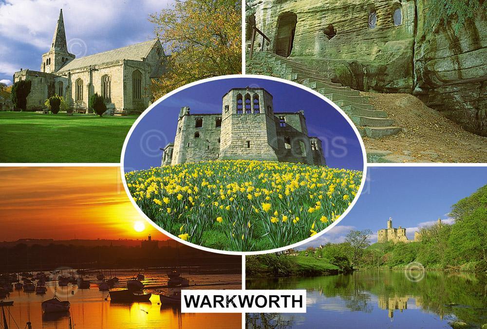 Warkworth postcard | Great Stuff from Cardtoons