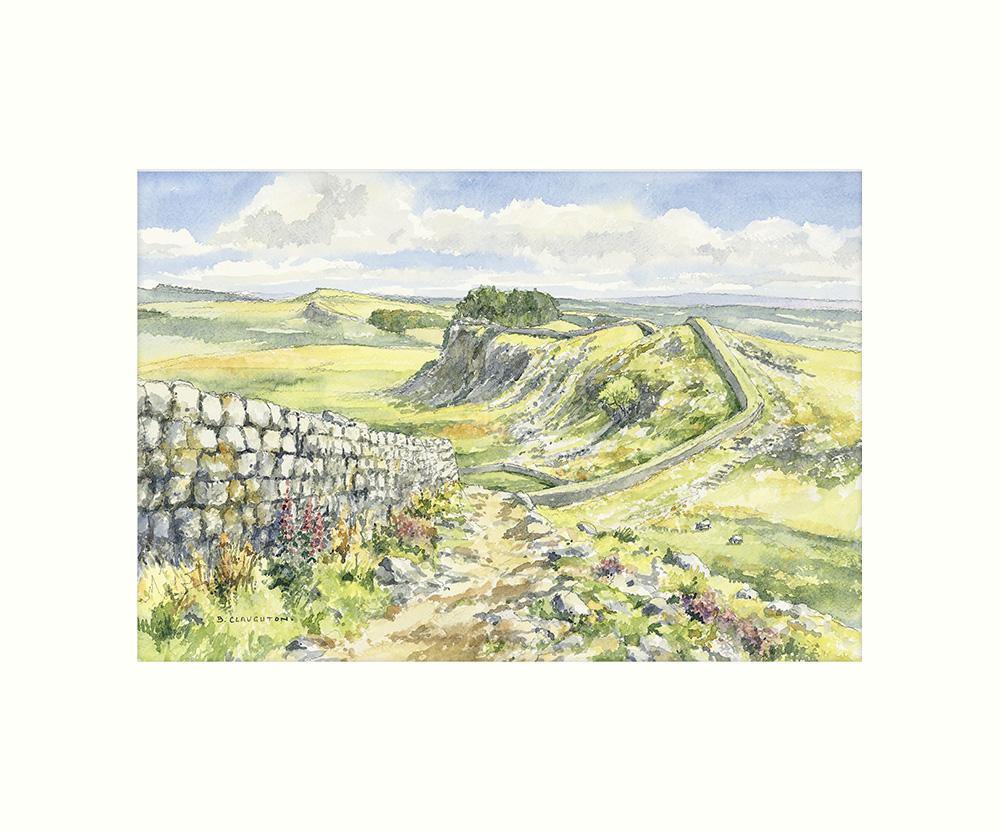 Hadrian's Wall art print | Great Stuff from Cardtoons
