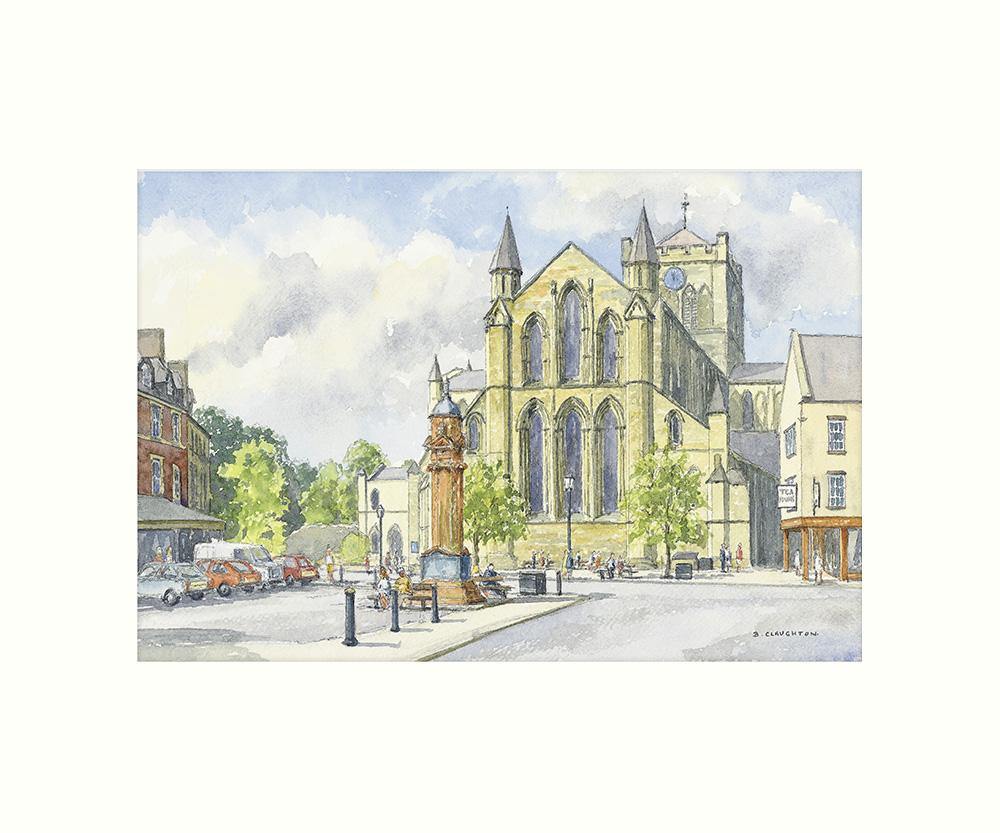 Hexham Abbey art print | Great Stuff from Cardtoons