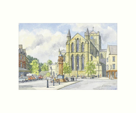 Hexham Abbey art print | Great Stuff from Cardtoons