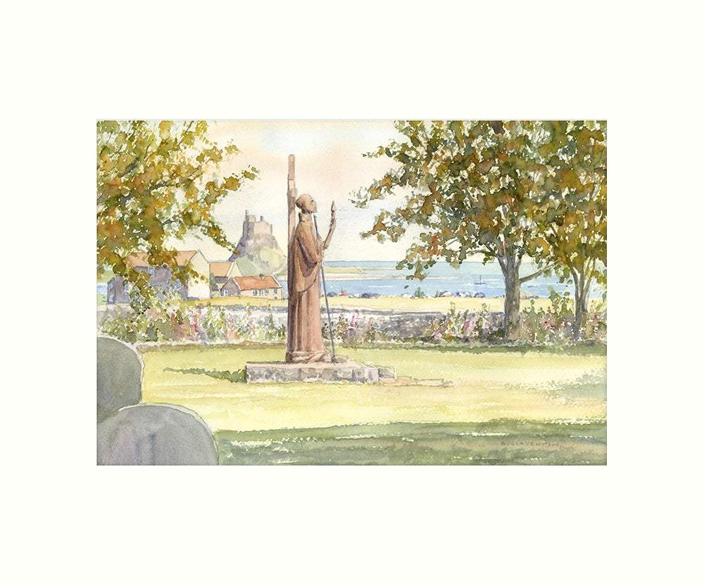 St. Aidan art print - Great Stuff from Cardtoons