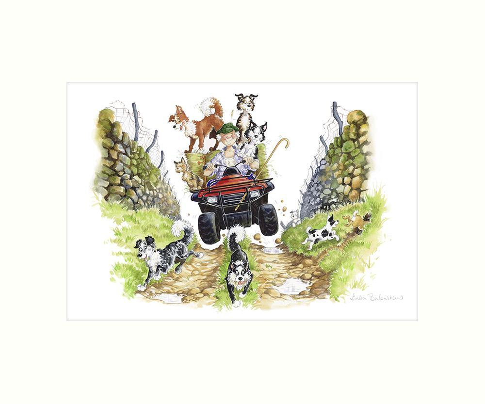 "Country Chaos" Art Print | Great Stuff from Cardtoons