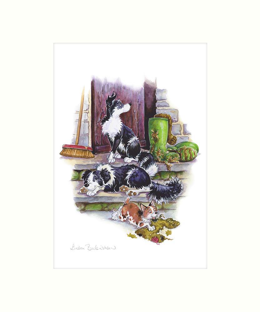 "Waiting For Dad" Art Print | Great Stuff from Cardtoons
