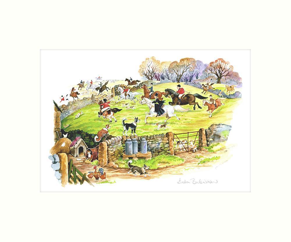 "The Hunt" Art Print | Great Stuff from Cardtoons