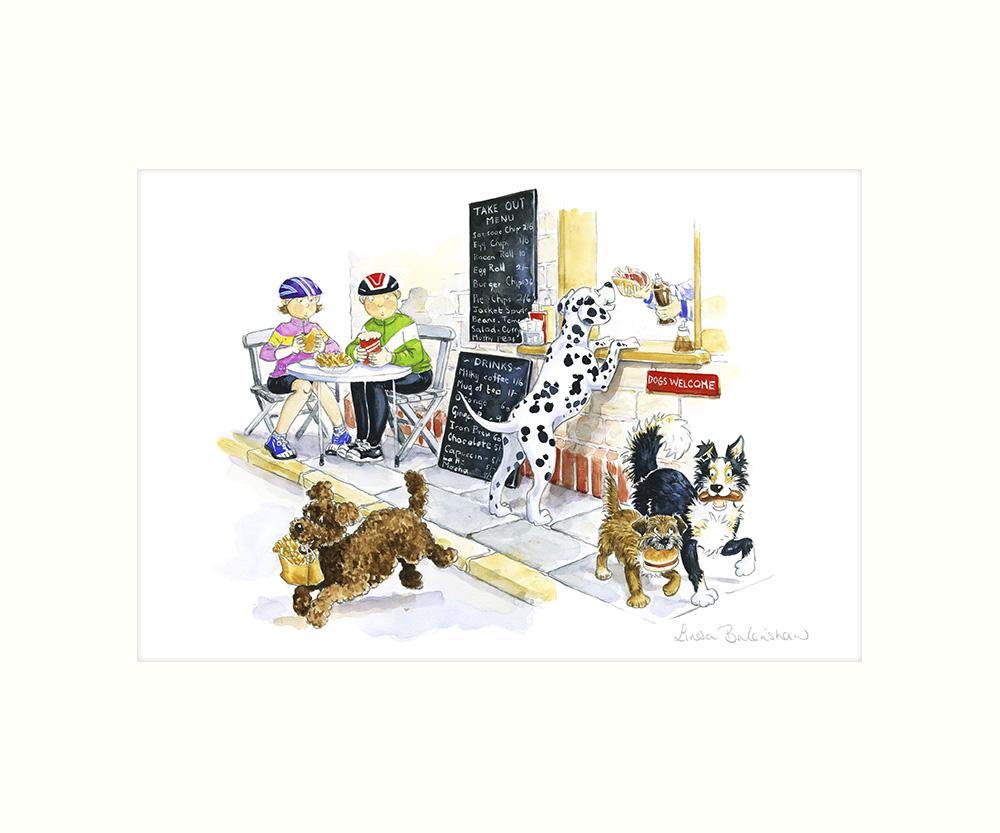 "Dogs Dinner" Art Print | Great Stuff from Cardtoons
