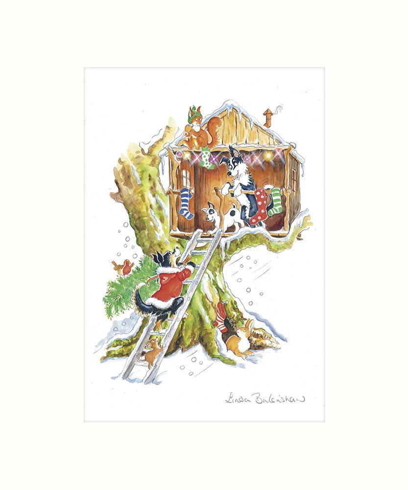"Deck The Halls" Art Print | Great Stuff from Cardtoons