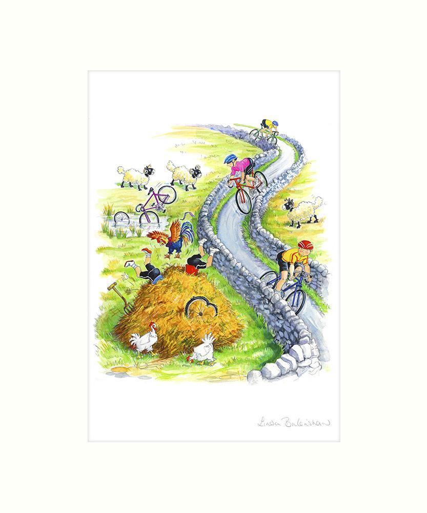 "On And Off Roading" Art Print | Great Stuff from Cardtoons