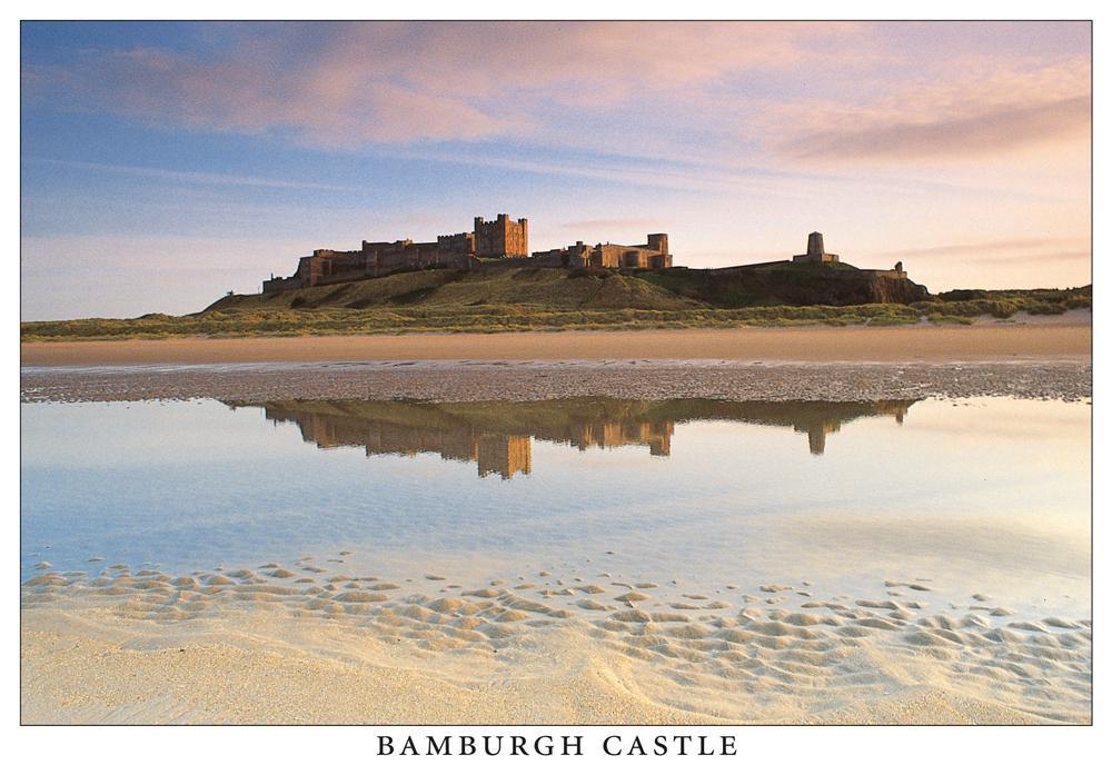 Bamburgh Castle Postcard | Great Stuff from Cardtoons