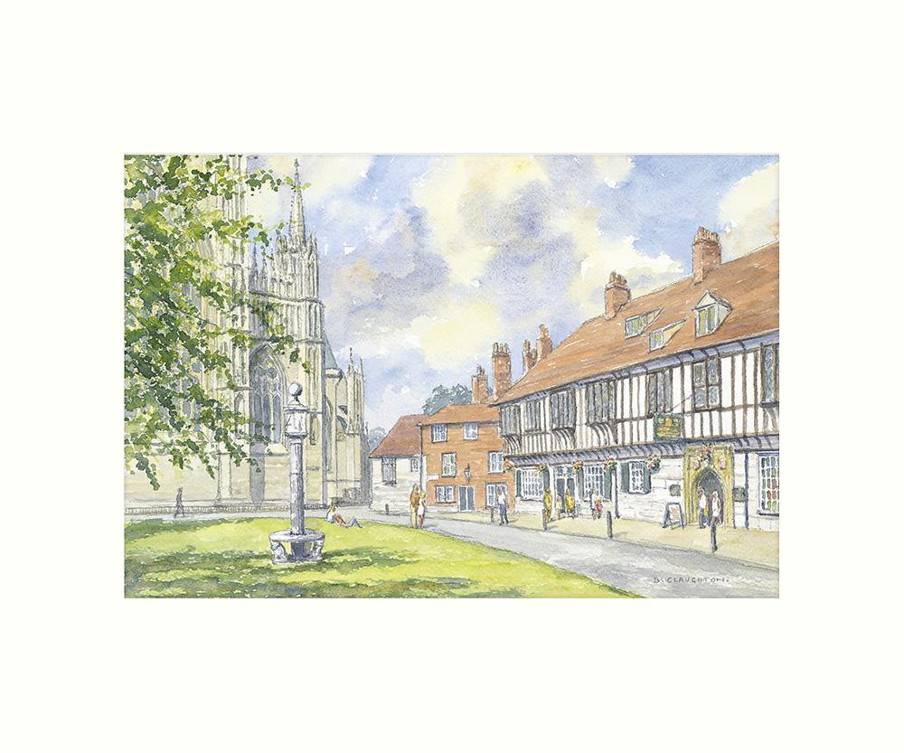 St. William's College, York art print - Great Stuff from Cardtoons