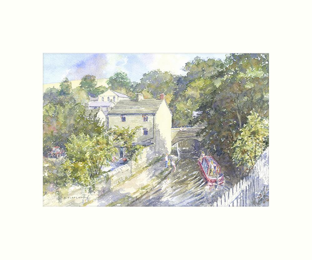 Skipton Canal art print - Great Stuff from Cardtoons