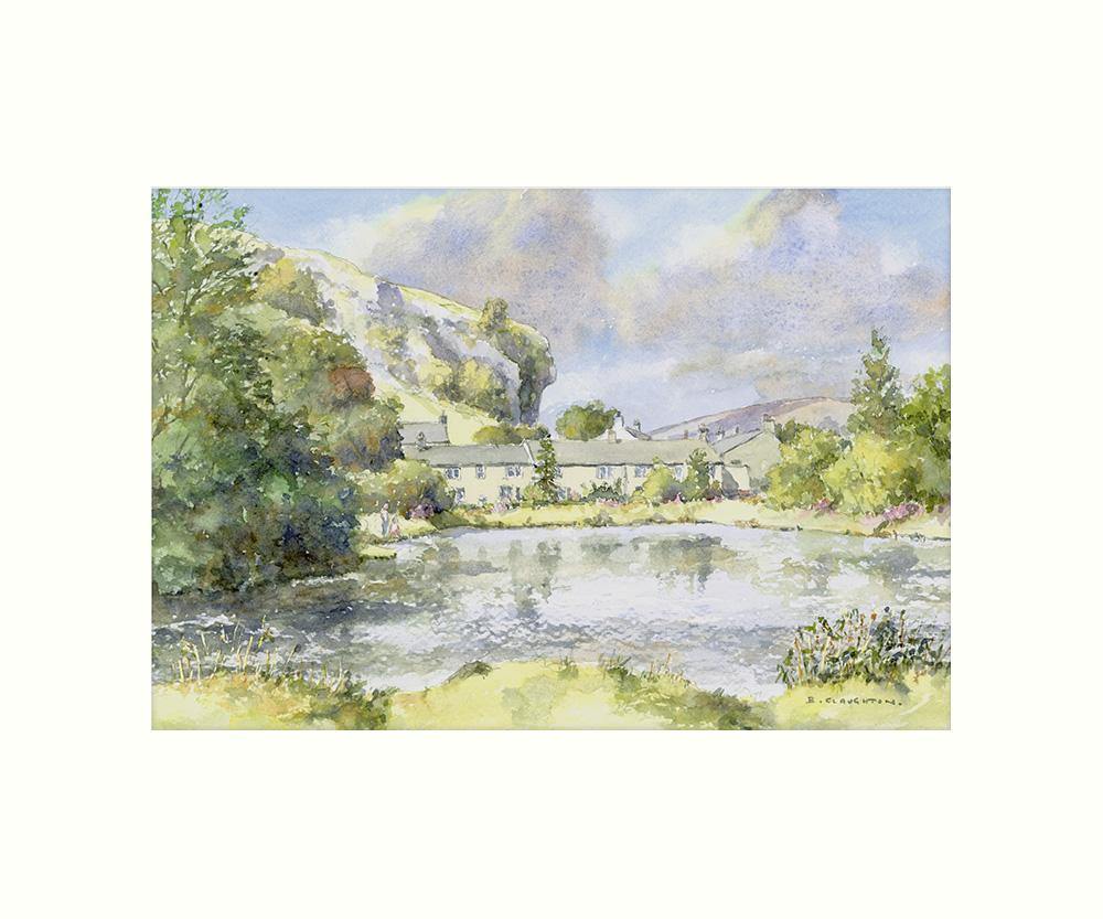 Kilnsey Trout Farm art print - Great Stuff from Cardtoons