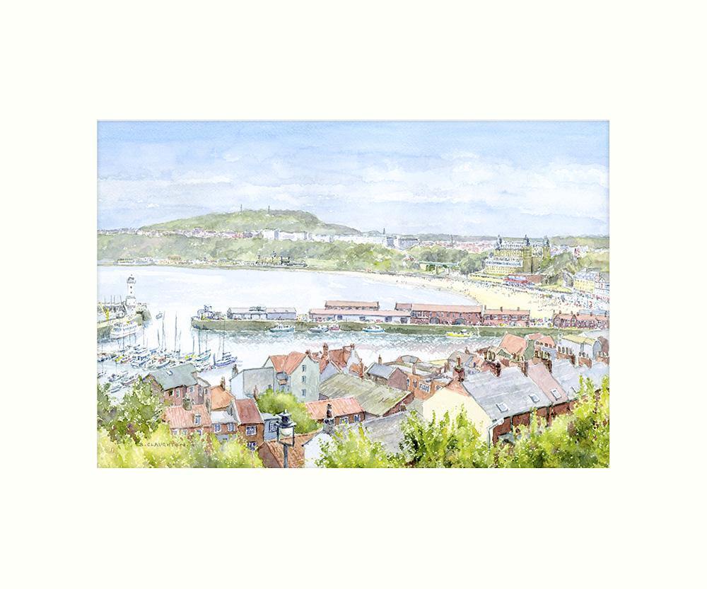 Scarborough South Bay art print - Great Stuff from Cardtoons