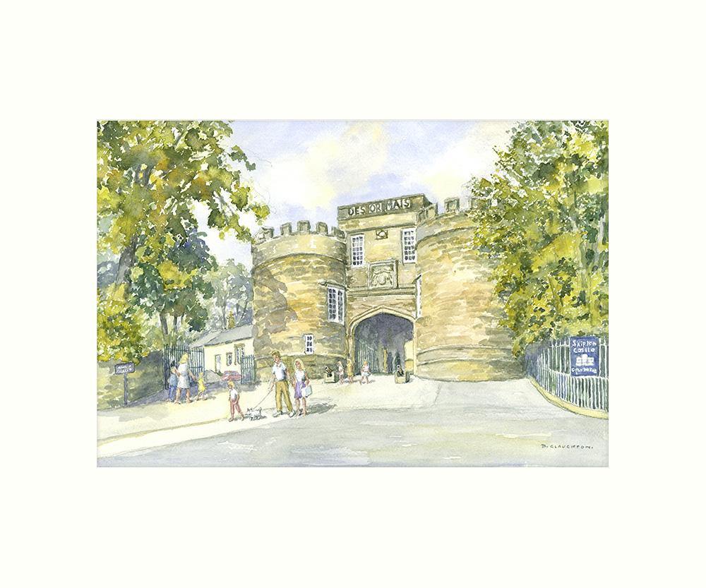 Skipton Castle art print - Great Stuff from Cardtoons