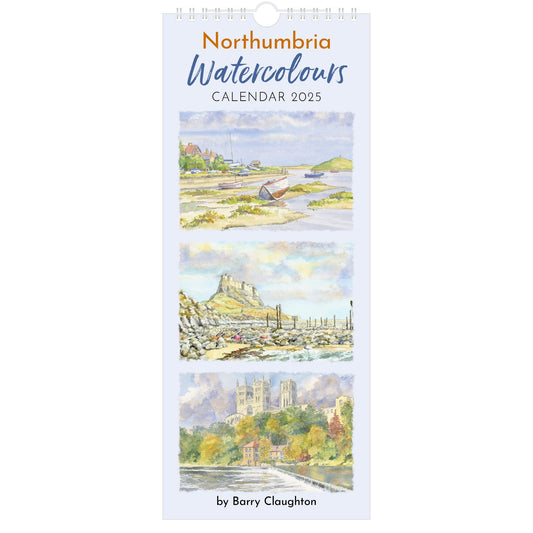 2025 Northumbria Watercolours Calendar ,  Cover