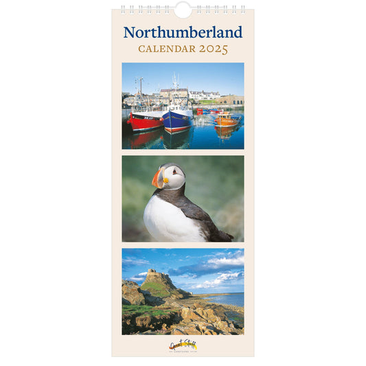 2025 Northumberland Slimline Calendar ,  Cover