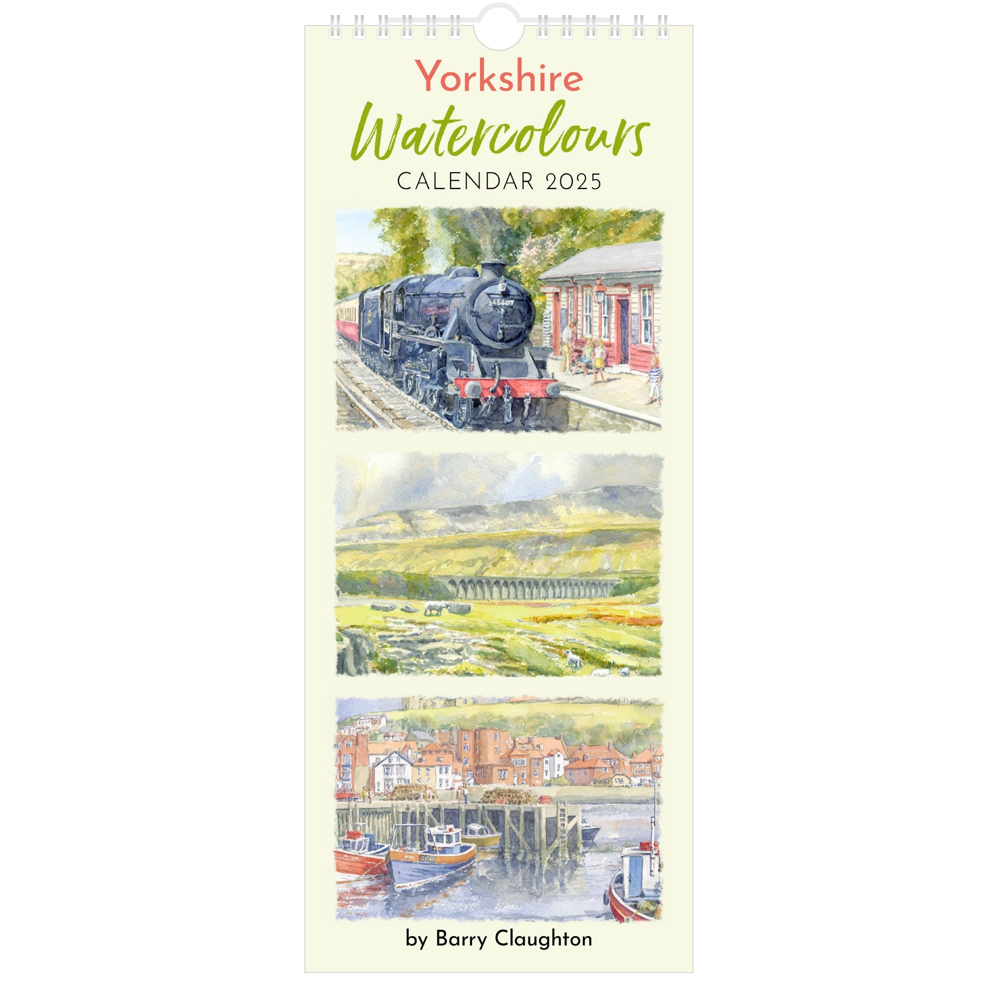 2025 Yorkshire Watercolours Calendar ,  Cover