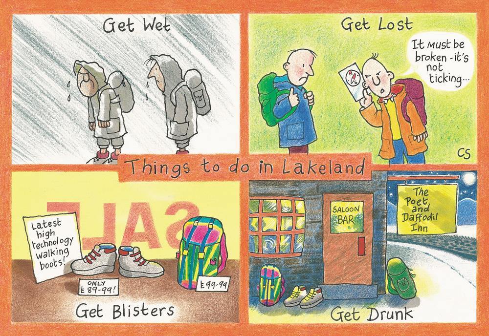 "Things To Do In Lakeland" Postcard | Great Stuff from Cardtoons