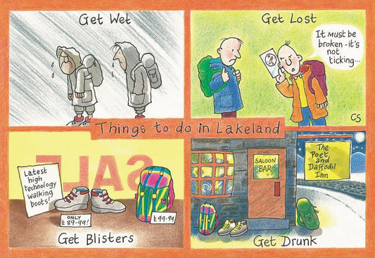 "Things To Do In Lakeland" Postcard | Great Stuff from Cardtoons