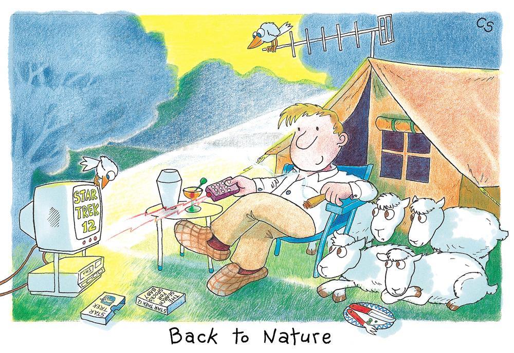 "Back To Nature" Postcard | Great Stuff from Cardtoons