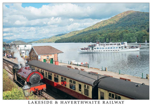 Lakeside & Haverthwaite Railway postcard | Great Stuff from Cardtoons