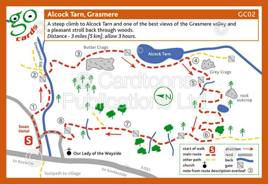 Alcock Tarn, Grasmere Walk | Great Stuff from Cardtoons