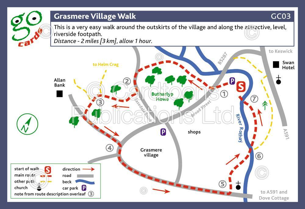 Grasmere Village Walk | Great Stuff from Cardtoons