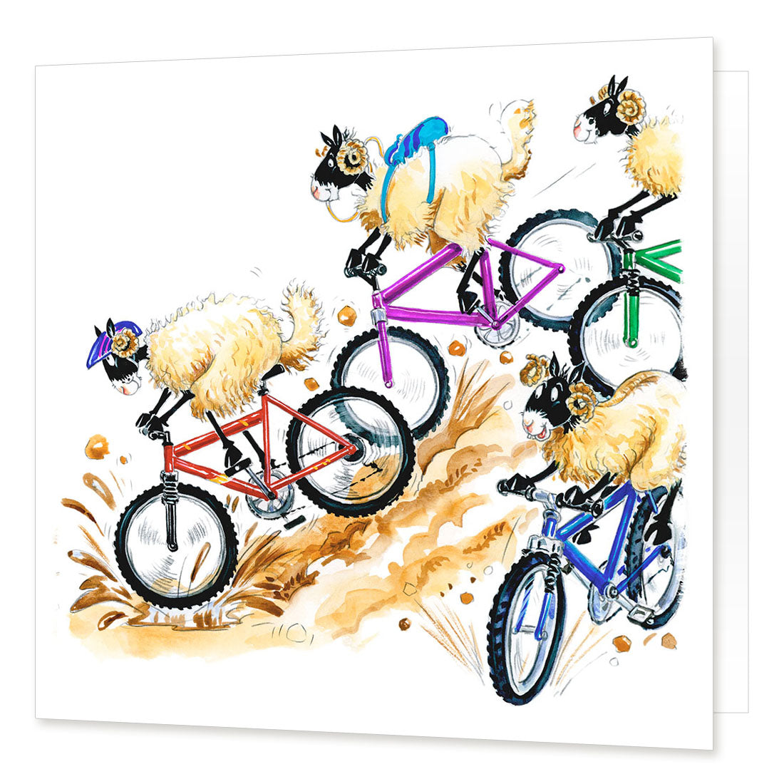 "Woolly Bikers" Gretings Card | Great Stuff from Cardtoons