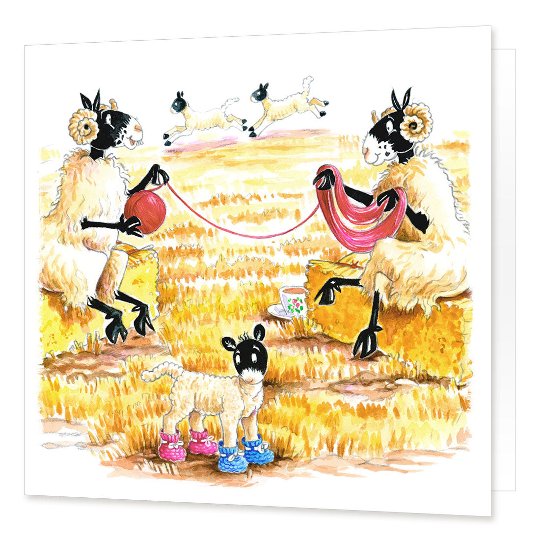 "Nursery Knitters" Greetings Card | Great Stuff from Cardtoons