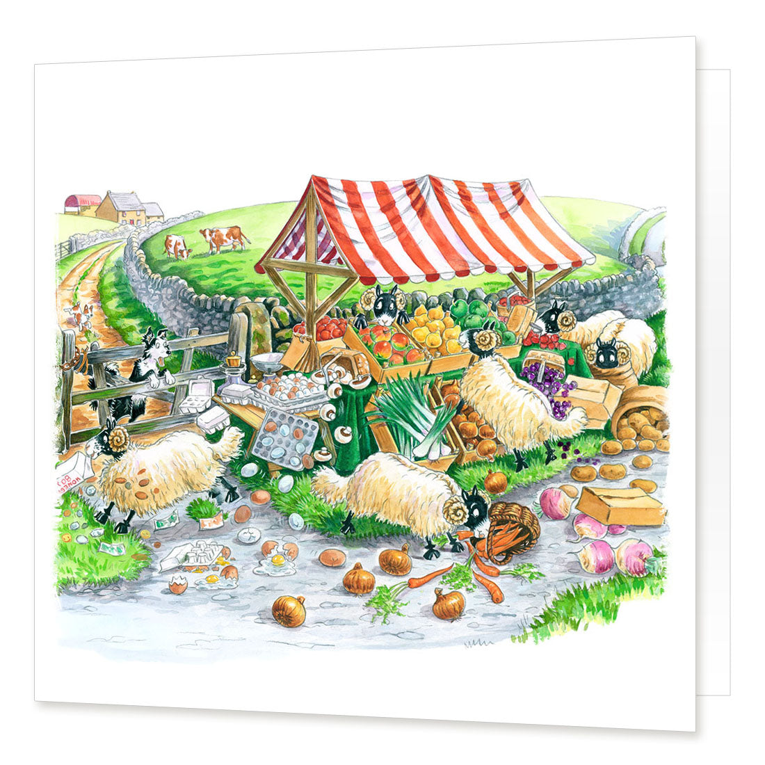 "Ram Raid" Greetings Card | Great Stuff from Cardtoons