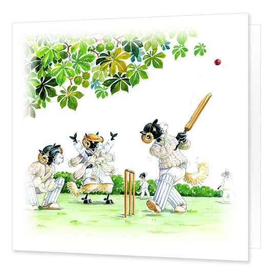 "Village Cricket" Greetings Card | Great Stuff from Cardtoons