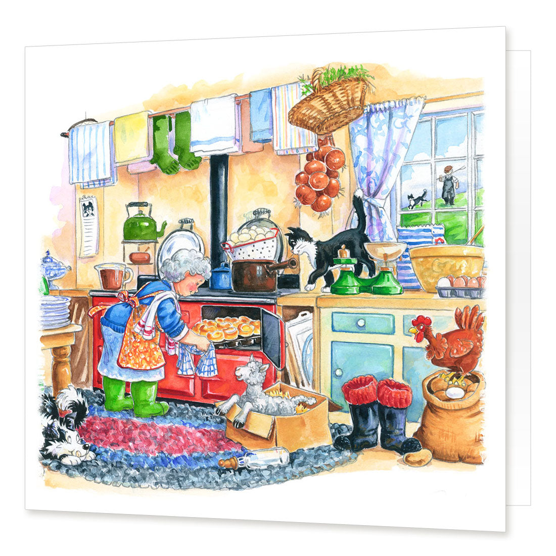 "Country Kitchen" Greetings Card | Great Stuff from Cardtoons