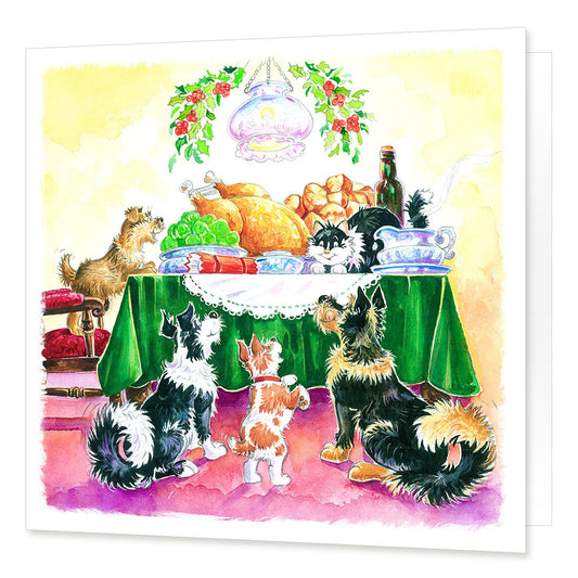 "Christmas Dinner" Greetings Card | Great Stuff from Cardtoons