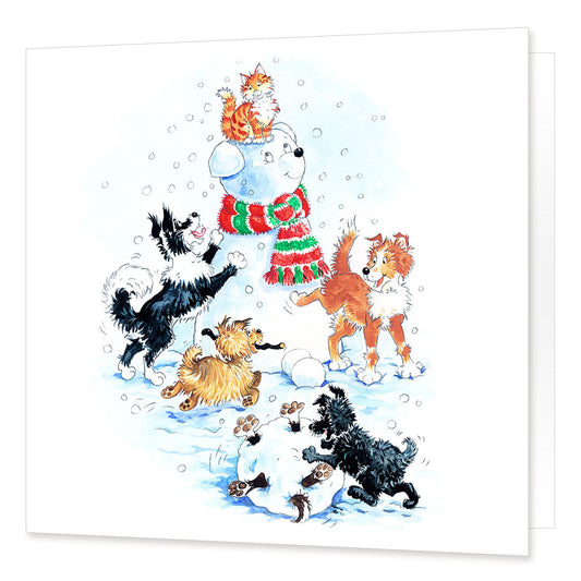 "Snowdog" Greetings Card | Great Stuff from Cardtoons